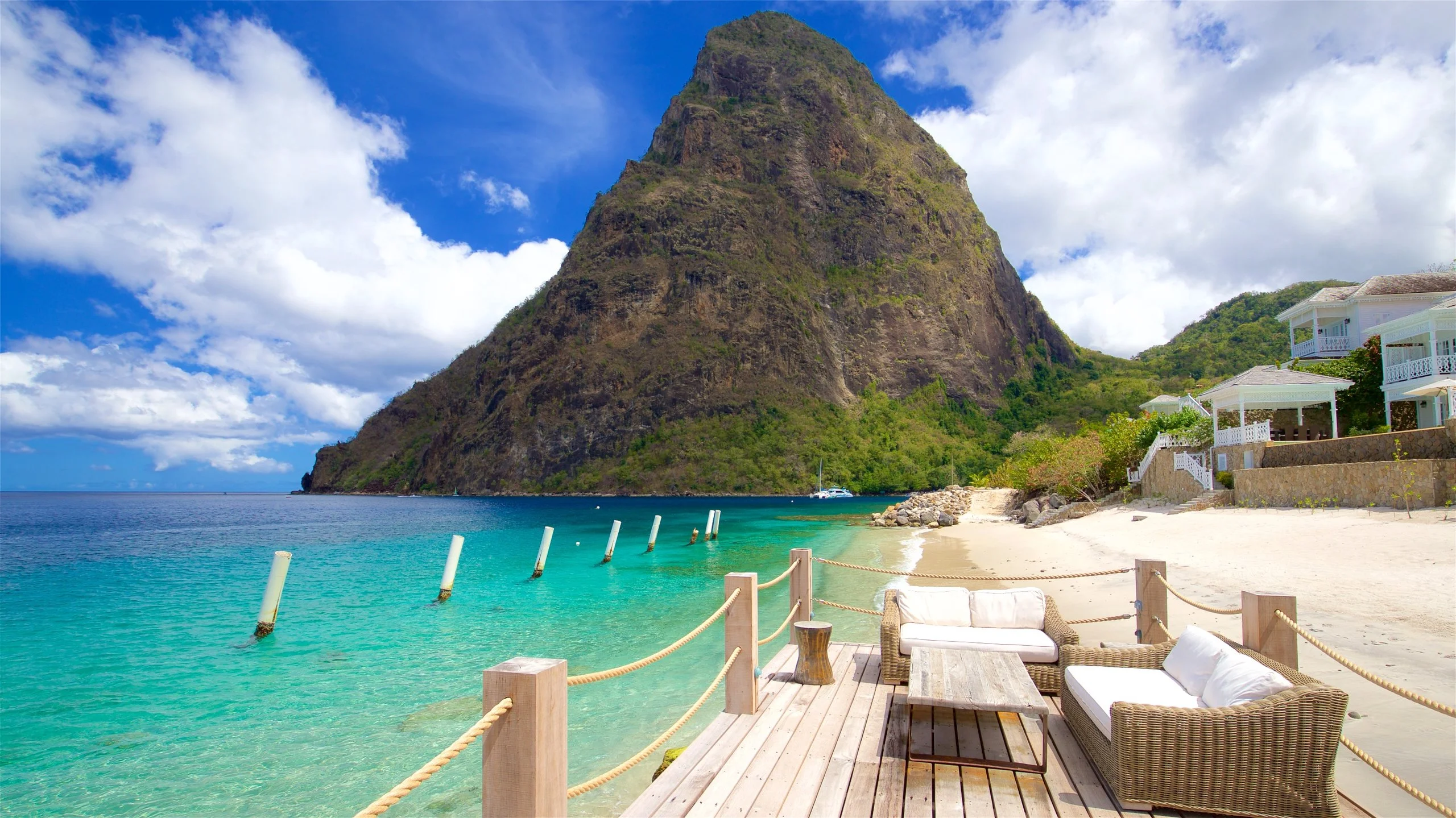 St. Lucia - check out these cheap tropical places to travel.